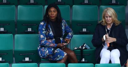 Serena presencia un partido de su hermana Venus, este a&ntilde;o en Par&iacute;s.