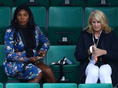 Serena presencia un partido de su hermana Venus, este a&ntilde;o en Par&iacute;s.