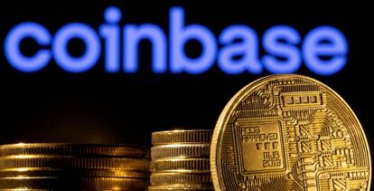 Logo de la plataforma Coinbase.