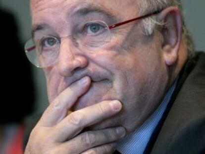 El vicepresidente de la Comisión Europea, Joaquín Almunia.