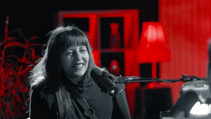 Yolanda Ramos, en un momento de la entrevista.