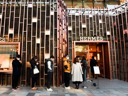 Tienda de Hermès en Tokio, Japón.