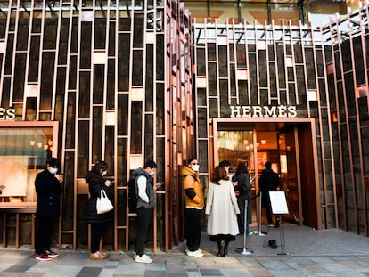 Tienda de Hermès en Tokio, Japón.