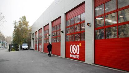 Parc de bombers situat al carrer Aragó de Barcelona.
