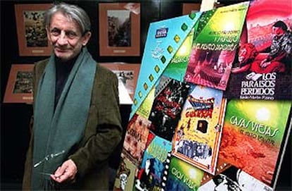 Basilio Martín Patino, durante la presentación de la colección de su obra cinematográfica.
/ LUIS MAGÁN
