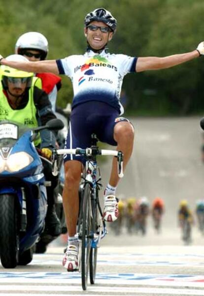 Francisco Mancebo celebra la victoria en el Campeonato de España.