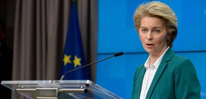 La presidenta de la Comisión Europea, Ursula von der Leyen.