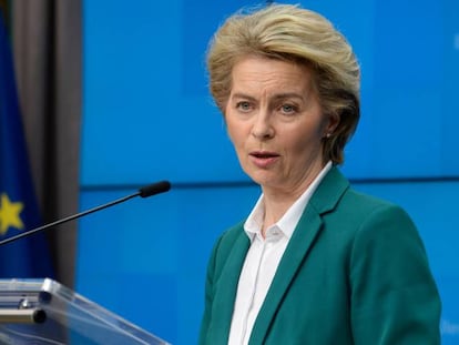 La presidenta de la Comisión Europea, Ursula von der Leyen.