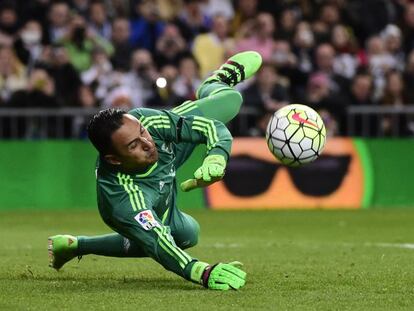 Navas, en un partido del Madrid.