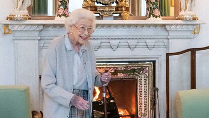 La reina Isabel II recibe a la nueva primera ministra, Liz Truss, el pasado 6 de septiembre.