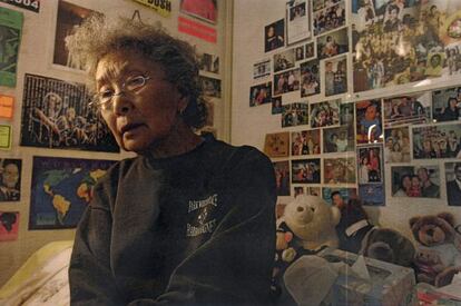 Yuri Kochiyama, activista contra el racismo en EE UU. 