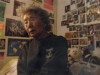 Yuri Kochiyama, activista contra el racismo en EE UU. 