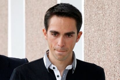 El tres veces campeón del Tour de Francia Alberto Contador.