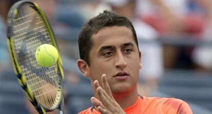 Almagro, en el partido contra Berdych del US OPen.