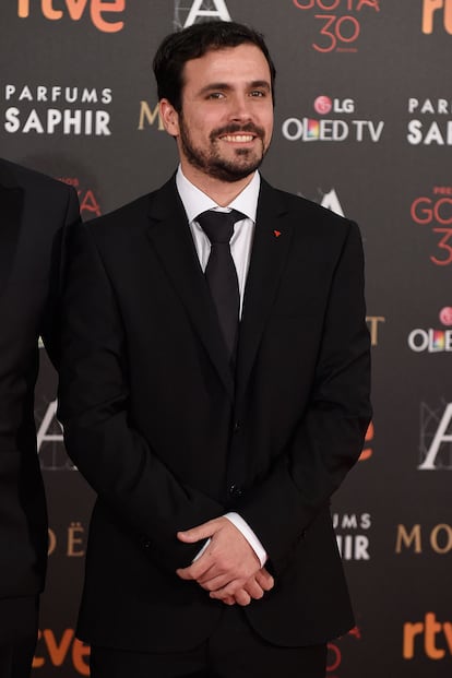 Alberto Garzón, de Izquierda Unida, también acudió a la gala.