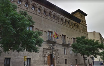 Fachada de la Audiencia Provincial de Zaragoza.