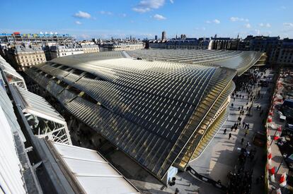 El nuevo edificio de Les Halles, en su inauguración, el pasado 5 de abril.