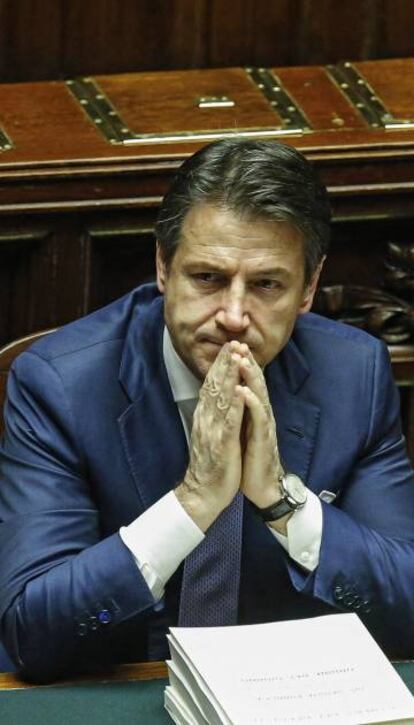 El primer ministro italiano, Giuseppe Conte, el 29 de diciembre de 2018.