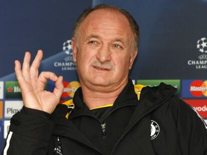 Luiz Felipe Scolari, durante una rueda de prensa durante su etapa como técnico del Chelsea.