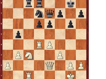 Posición tras 20 …axb5