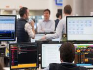La edad media de los empleados de la sala de tesorería de BBVA es de 36 años.