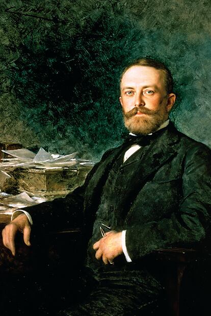 Henry Clay Frick, en un retrato realizado por Theobald Chartran fechado en 1896.