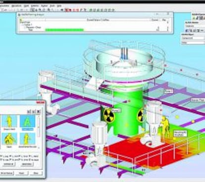 Detalles del sistema de simulación del grupo alemán.