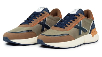 Estas zapatillas Munich para hombre cuentan con un 50% de descuento.