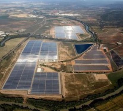 Plataforma solar El Carpio, en córdoba.