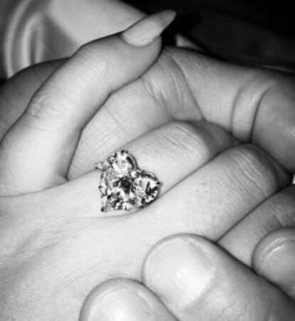 El anillo que Taylor Kinney le regaló a Lady Gaga.