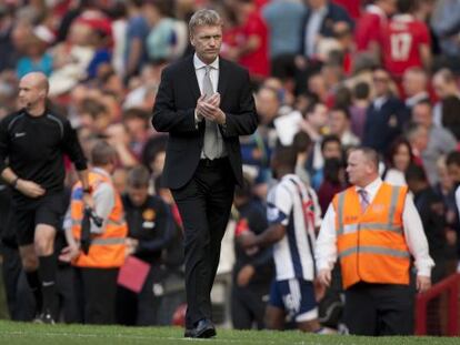 Moyes, el pasado sábado en Old Trafford. 