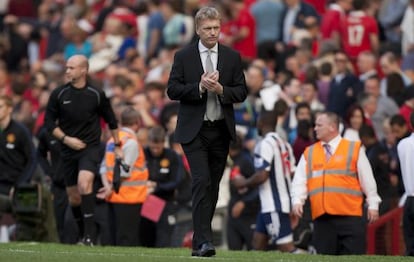 Moyes, el pasado sábado en Old Trafford. 