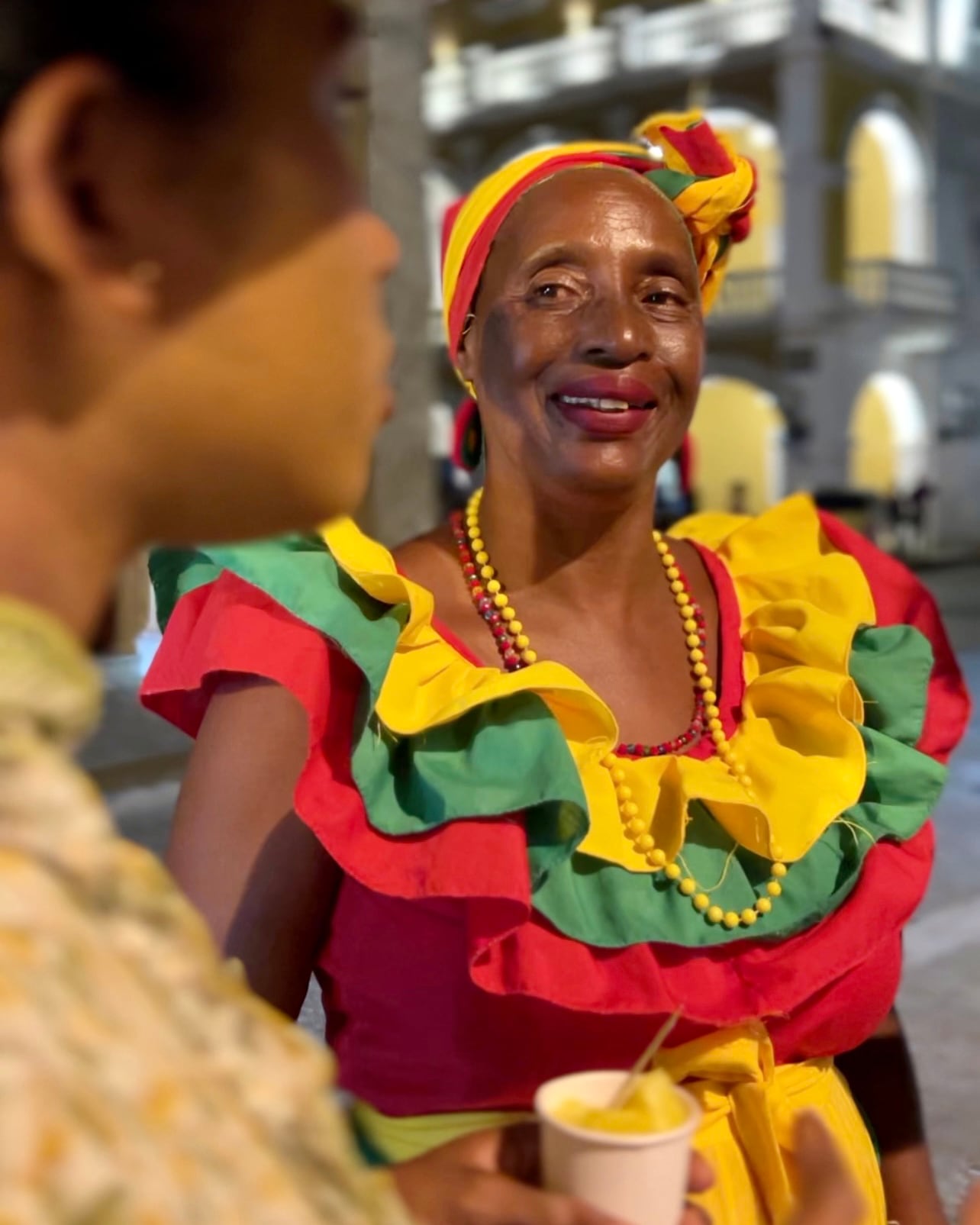 Retrato de la palenquera Angelina.