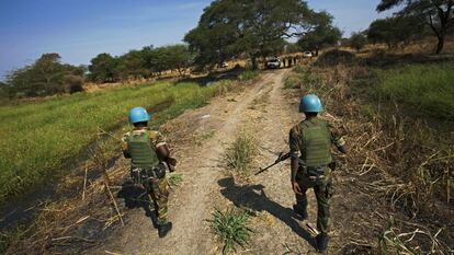 Força de paz das Nações Unidas na Etiópia.