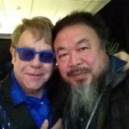 La fotografía que colgó en su Instagram el artista Ai Weiwei.