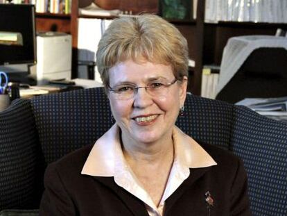 Jane Lubchenco, en su despacho del NOAA, en Washington.