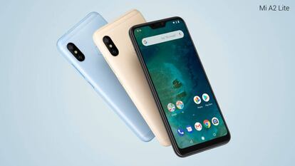 El diseño del Xiaomi Mi A2 Lite destaca por su pantalla con bordes más delgados y el notch en la parte superior