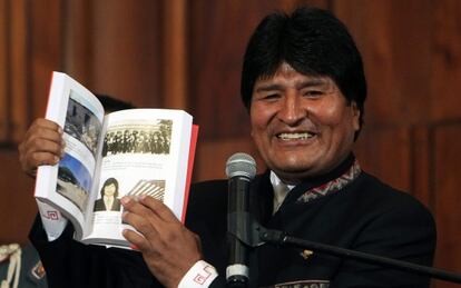 El presidente de Bolivia, Evo Morales, en un acto este jueves. 