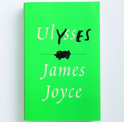 Portada del 'Ulises' (en inglés, 'Ulysses', o, aquí, 'UlYssES') de James Joyce