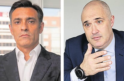 Ignacio Moreno, fundador de Aurquia (a la izquierda), y Alberto Prieto, responsable de Coral Homes. 