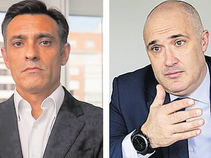 Ignacio Moreno, fundador de Aurquia (a la izquierda), y Alberto Prieto, responsable de Coral Homes. 