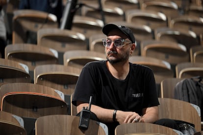 El director ruso Kirill Serebrennikov, durante el ensayo general de su obra en el Palacio de los Papas de Aviñón.