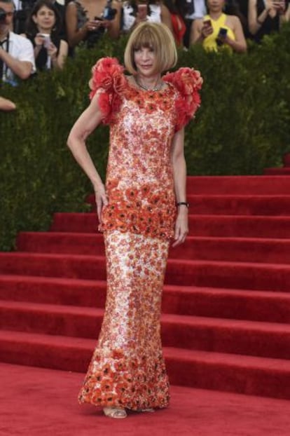 Anna Wintour, anfitriona de la gala.