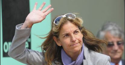 Arantxa Sánchez Vicario, en el Roland Garros de 2012.