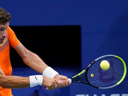 El tenista español, Pablo Carreño, en el partido de cuartos de final del US Open 2020.