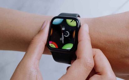 Pantalla de un Apple Watch