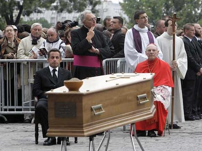 Entierro del cardenal Jean-Marie Lustiger
