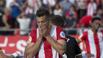 `Àlex Granell, en el duelo ante el Sevilla.