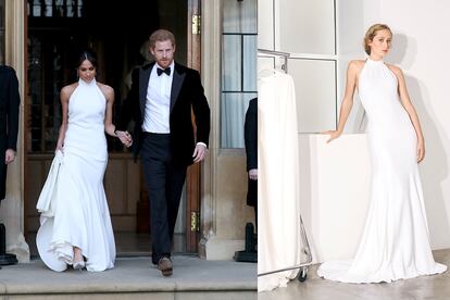 El segundo vestido de novia de Meghan Markle inspira uno de los modelos de la nueva colección nupcial de Stella McCartney.
