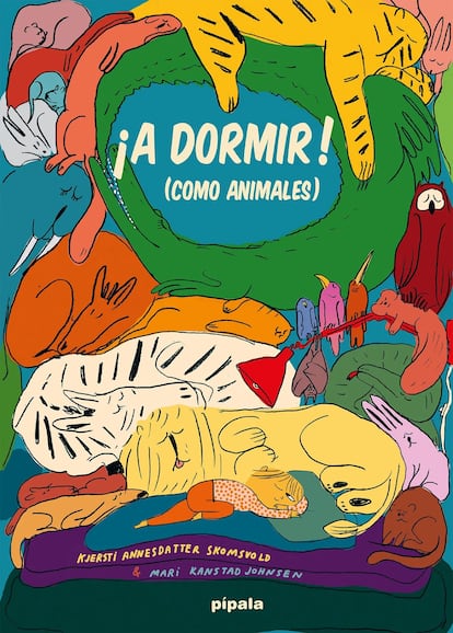 Portada de '¡A dormir! (como animales)' (Pípala).